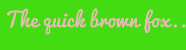 Image with Font Color E5BCB0 and Background Color 43DC13
